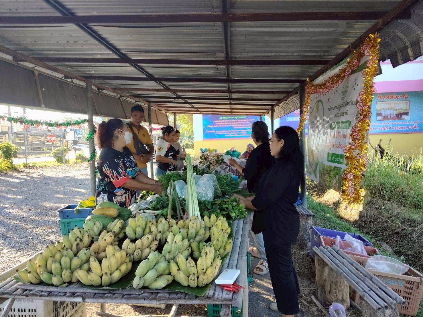 title - ร่วมกับวิสาหกิจชุมชนเกษตรกรผู้ปลูกฝรั่งบ้านเฮา และคณะครู สกร.อำเภอหนองเสือ จัดกิจกรรม 